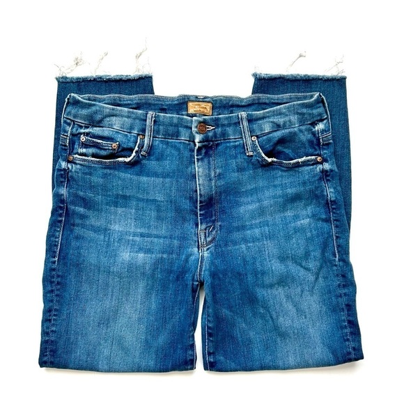 MOTHER The Looker Crop Skinny Jeans in Come Sundown Wash Size 30 - Picture 7 of 10